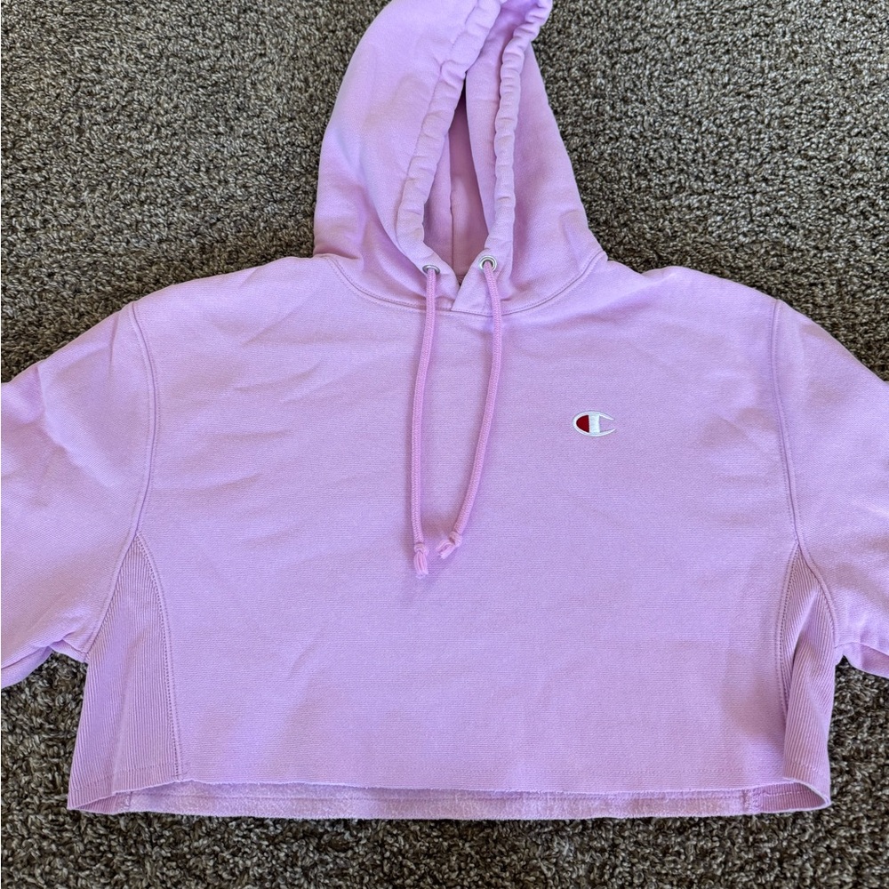 Champion Light Pink Reverse Weave Hoodie